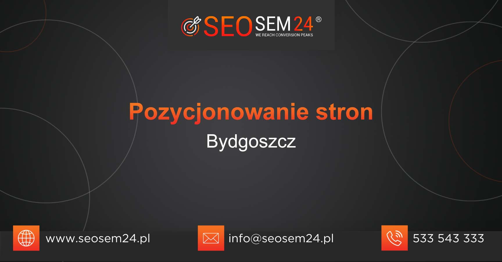 Pozycjonowanie stron Bydgoszcz