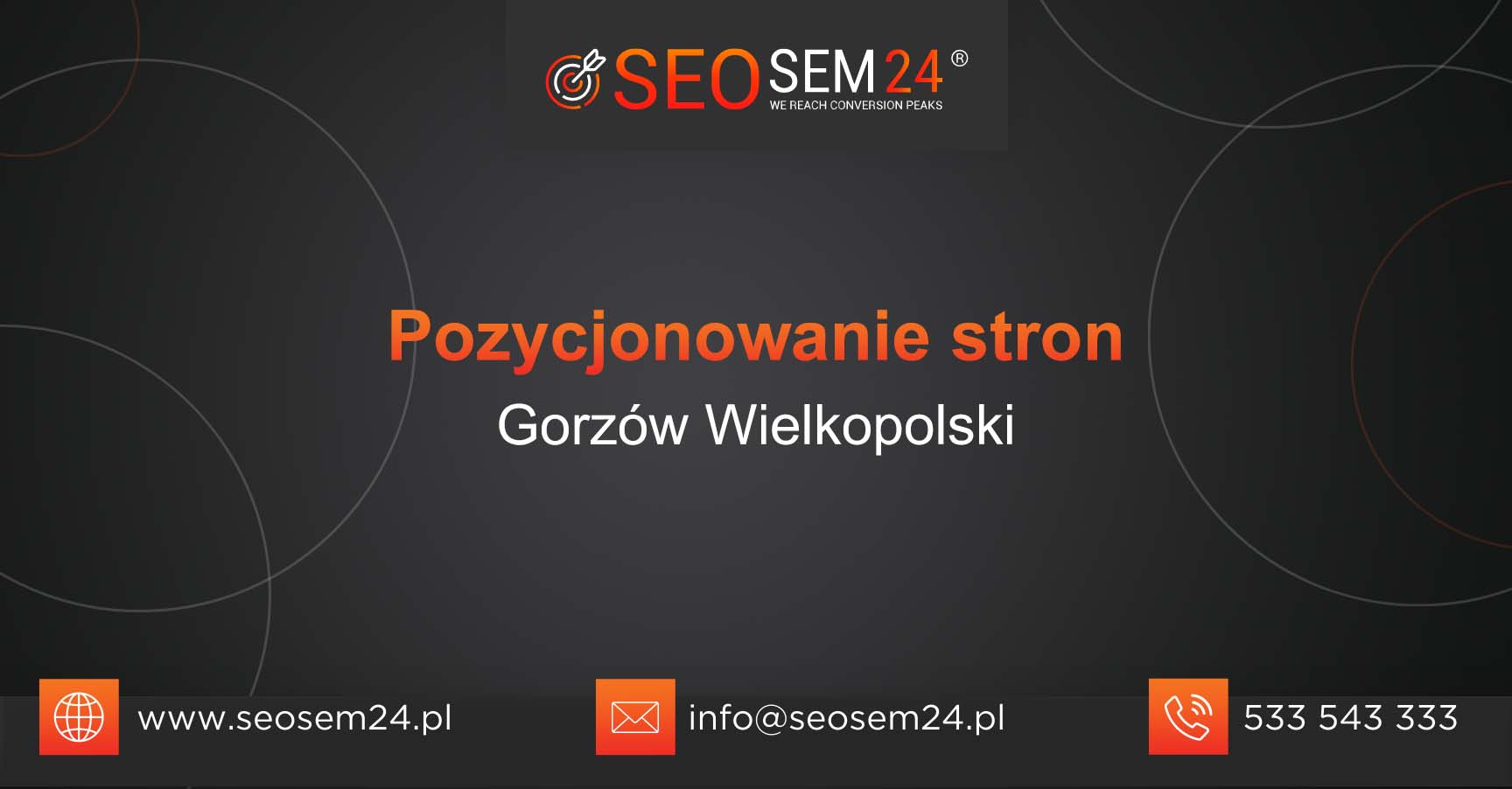 Pozycjonowanie stron Gorzów Wielkopolski