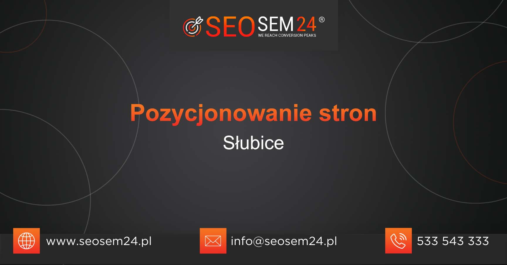 Pozycjonowanie stron Słubice