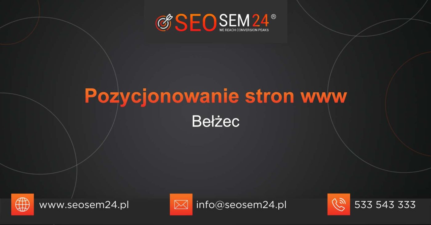 Pozycjonowanie stron www Bełżec