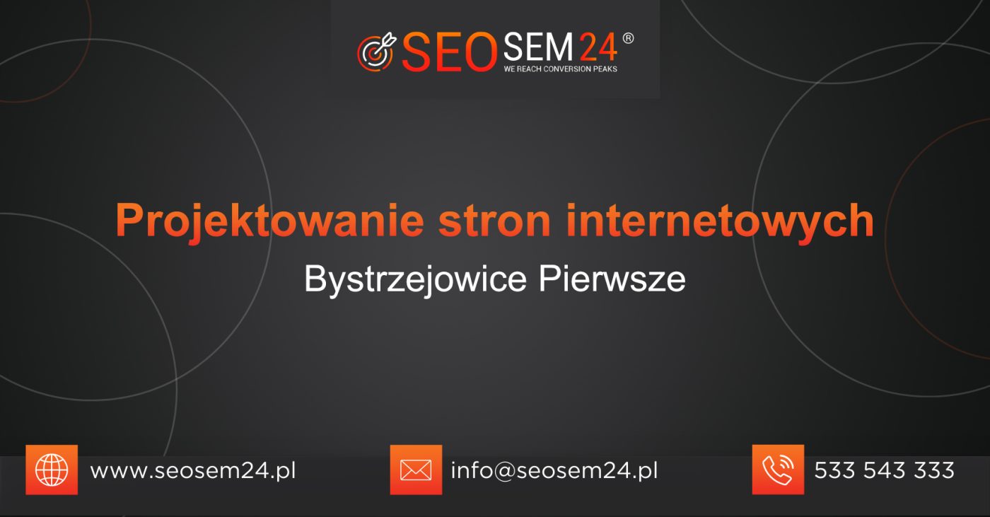 Projektowanie stron internetowych Bystrzejowice Pierwsze