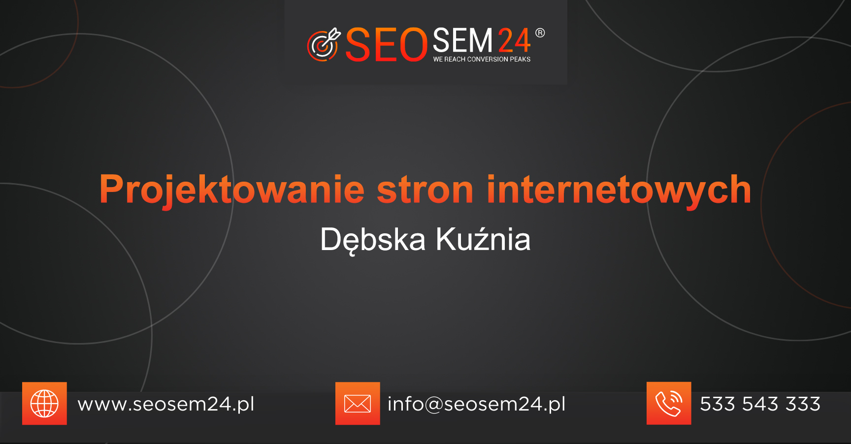 Projektowanie stron internetowych Dębska Kuźnia