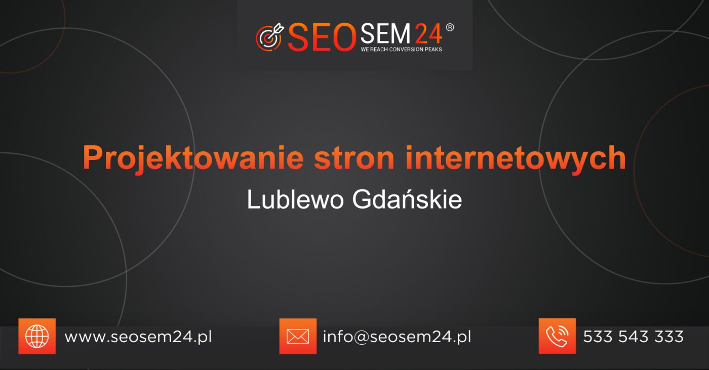 Projektowanie stron internetowych Lublewo Gdańskie