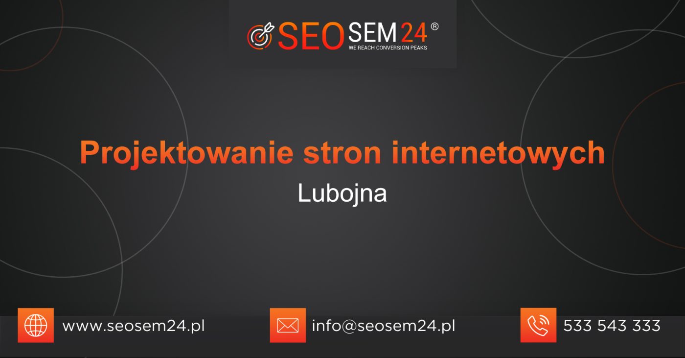 Projektowanie stron internetowych Lubojna