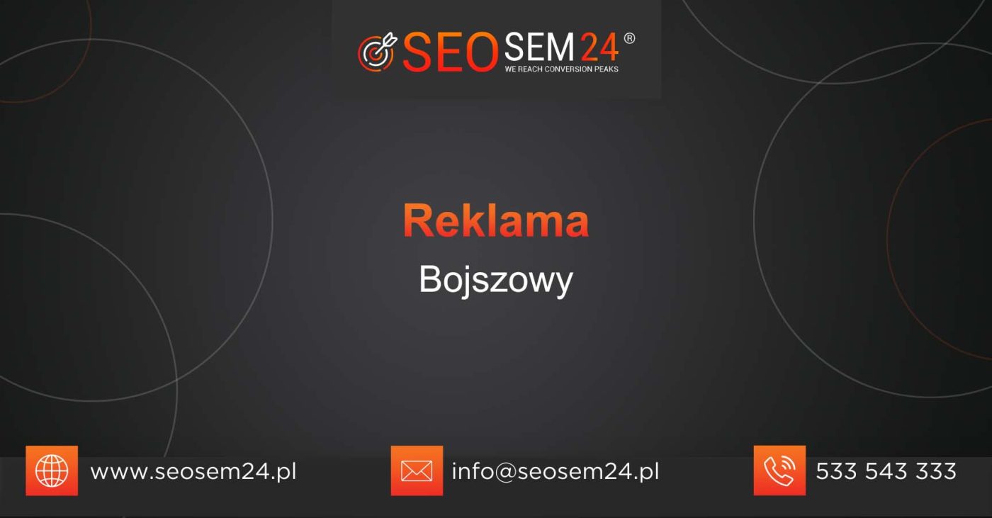 Reklama Bojszowy