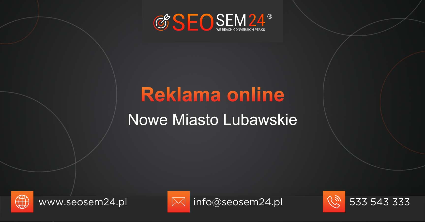 Reklama online Nowe Miasto Lubawskie