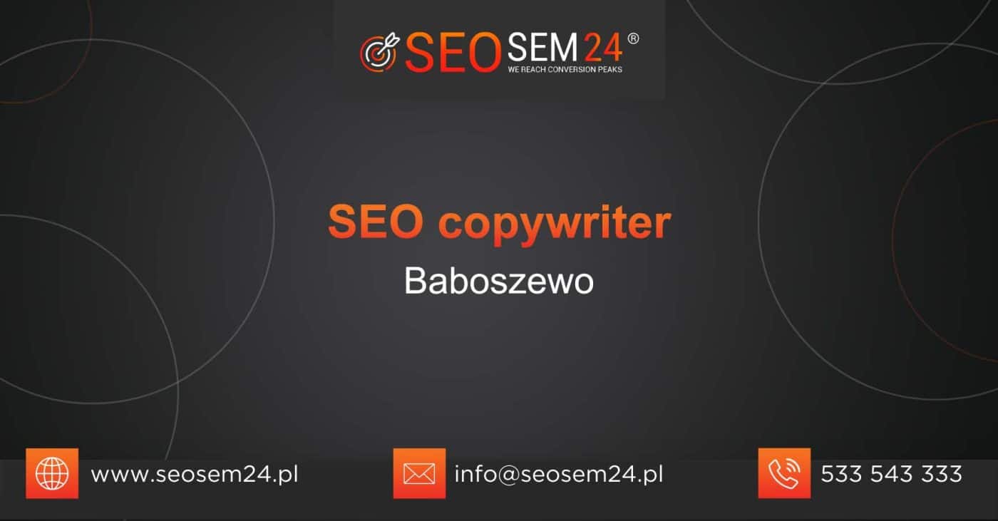 SEO copywriter Baboszewo