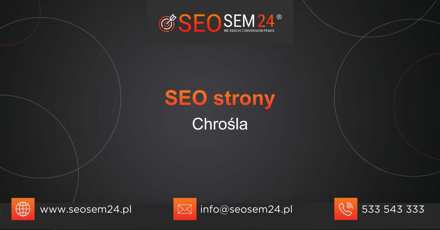 SEO strony Chrośla