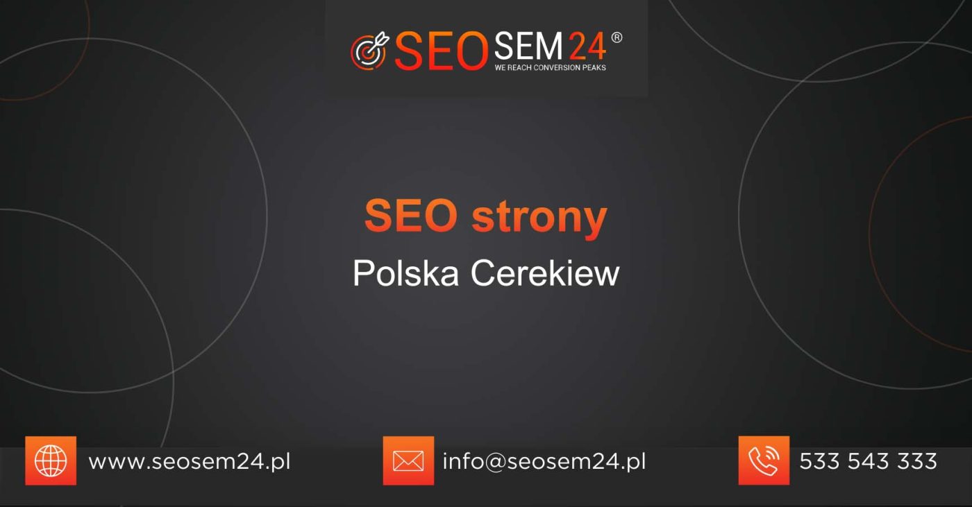 SEO strony Polska Cerekiew