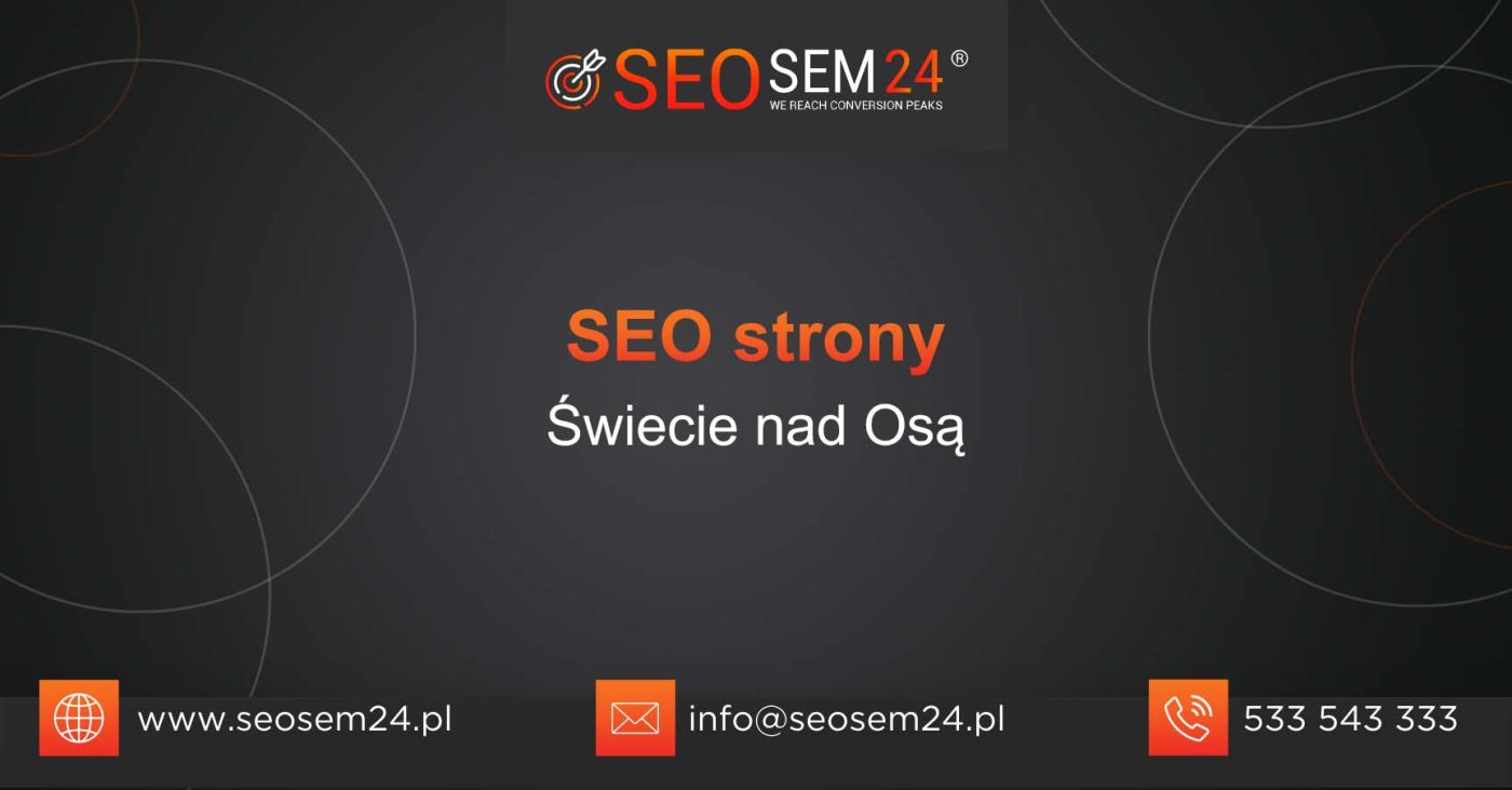 SEO strony Świecie nad Osą