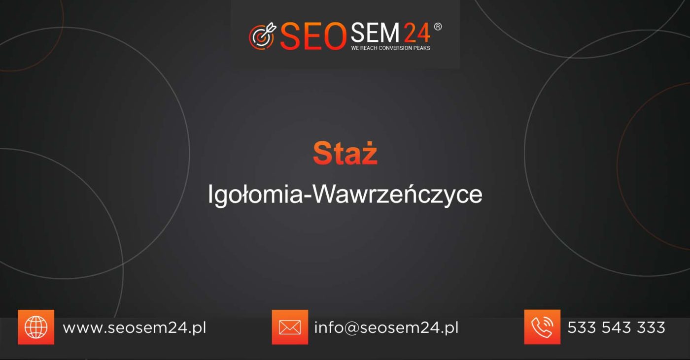 Staż Igołomia-Wawrzeńczyce