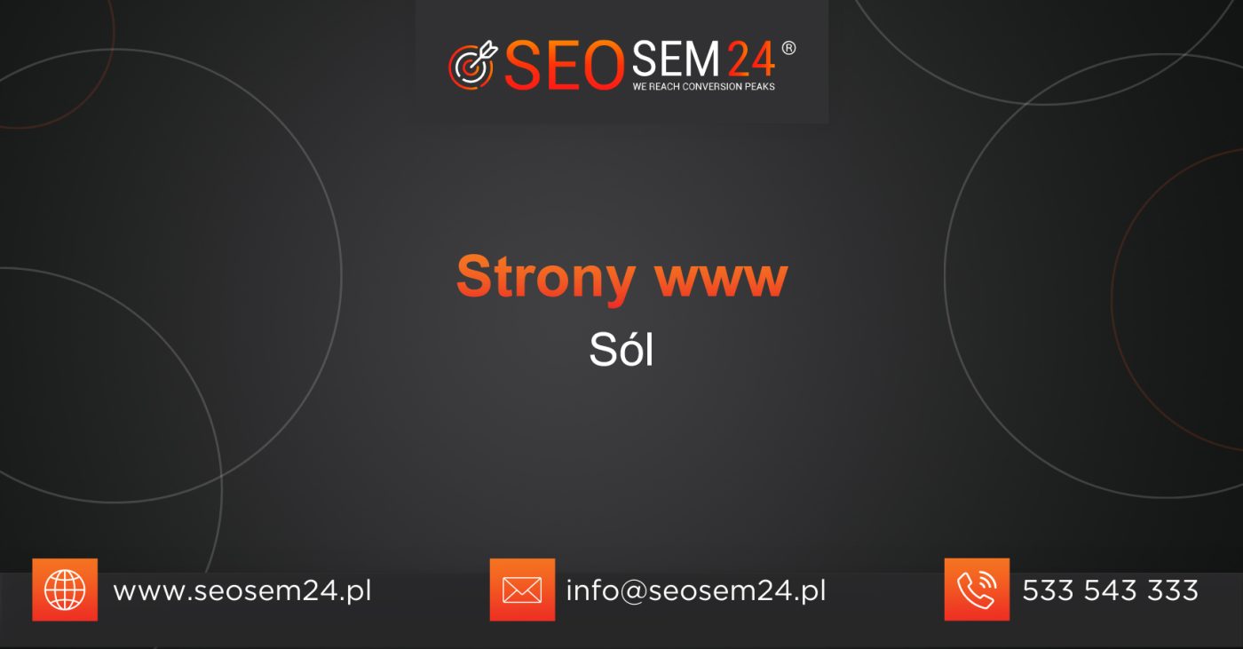 Strony www Sól