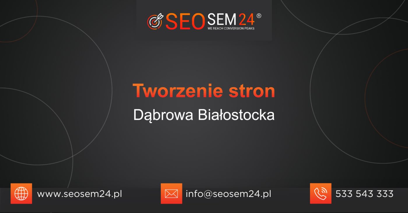 Tworzenie stron Dąbrowa Białostocka