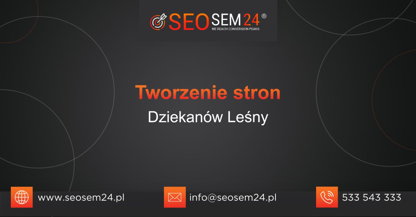 Tworzenie stron Dziekanów Leśny