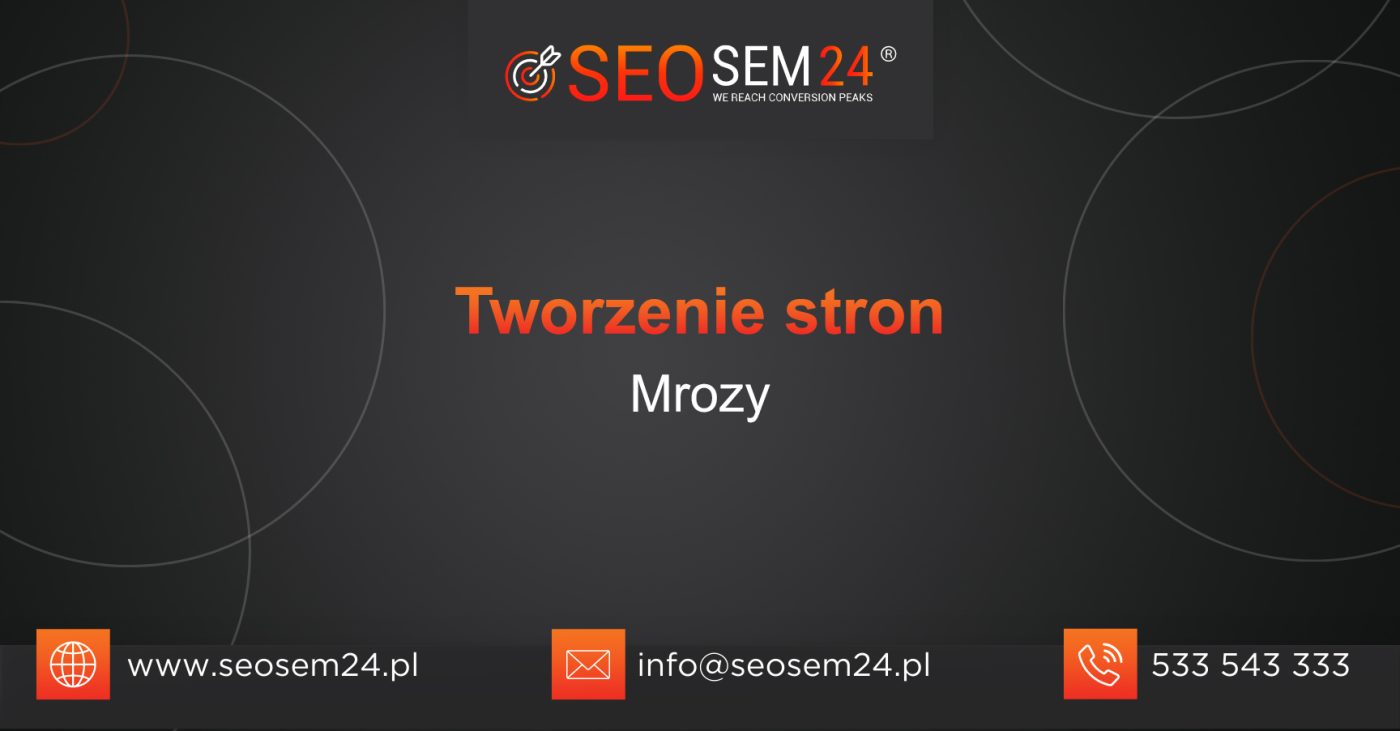 Tworzenie stron Mrozy