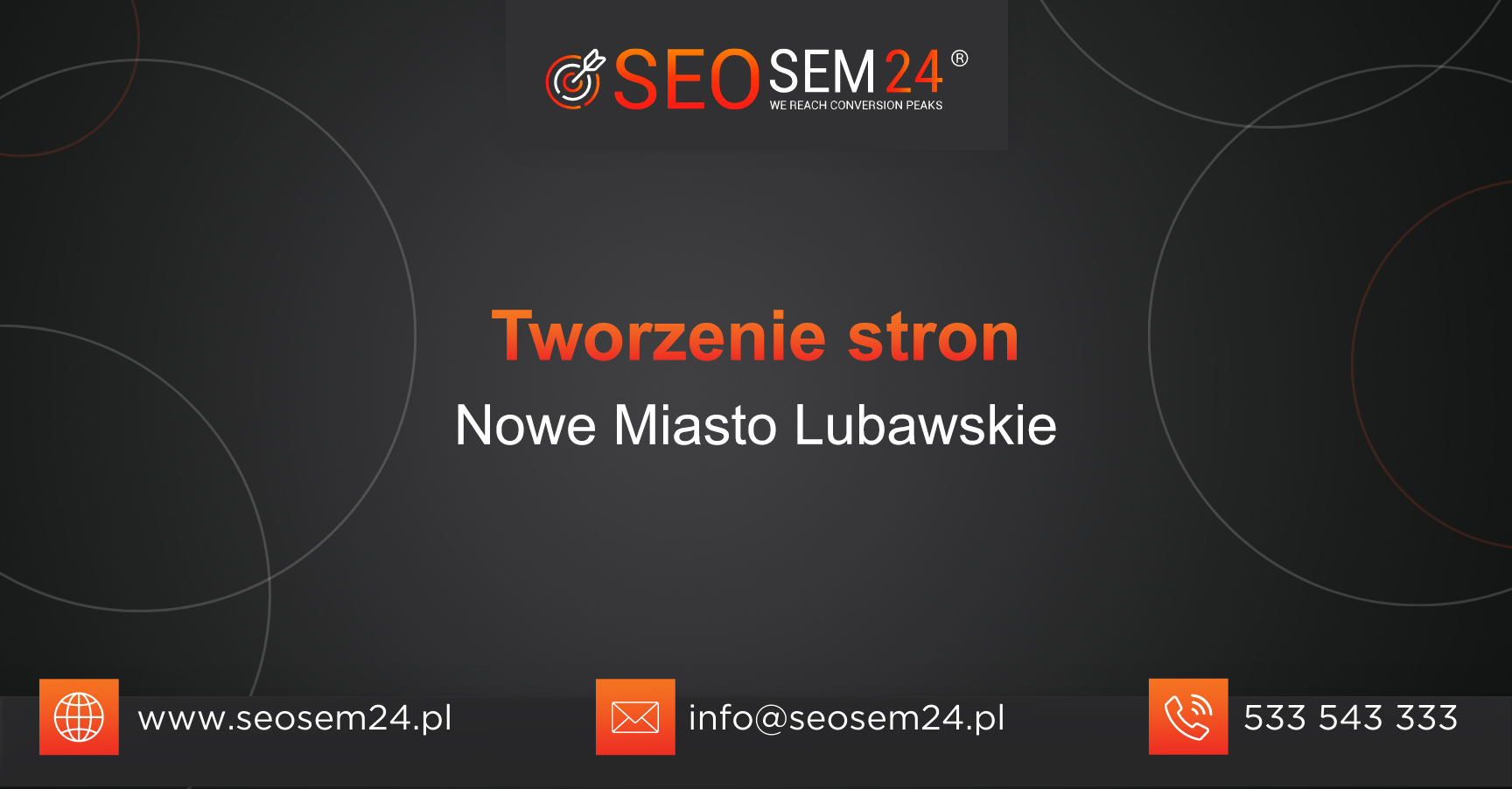 Tworzenie stron Nowe Miasto Lubawskie