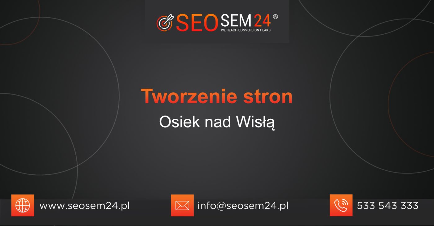 Tworzenie stron Osiek nad Wisłą