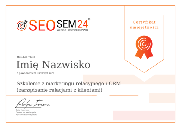 Szkolenie z marketingu relacyjnego i CRM (zarządzanie relacjami z klientami) - obrazek 3