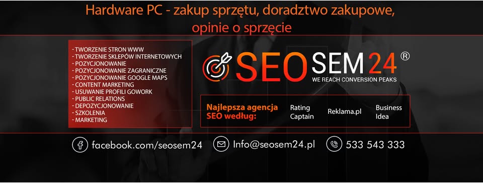 Hardware PC - zakup sprzętu, doradztwo zakupowe, opinie o sprzęcie