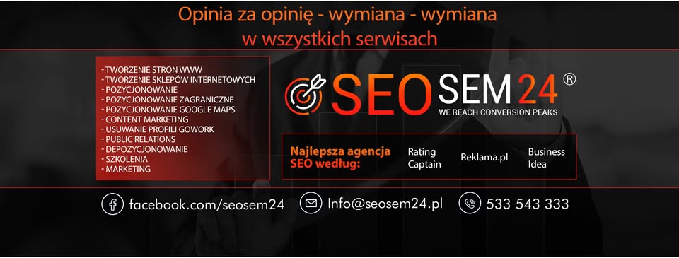 Opinia za opinię - wymiana - wymiana w wszystkich serwisach