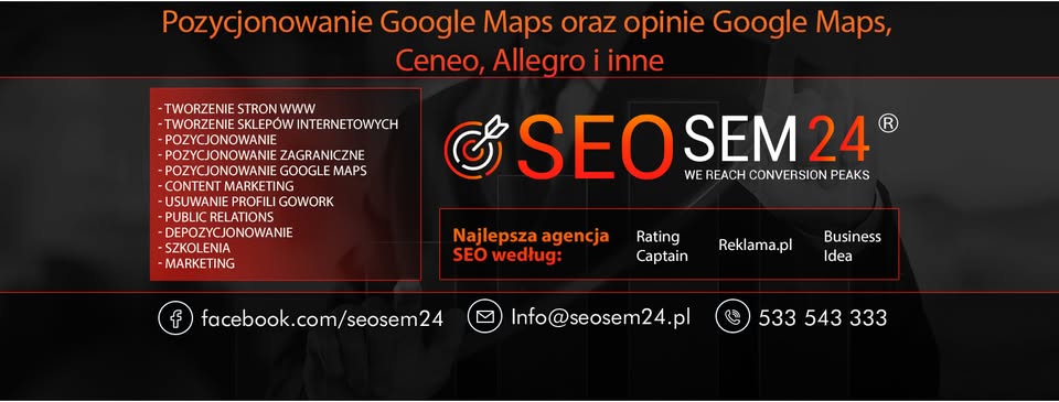 Pozycjonowanie Google Maps oraz opinie Google Maps, Ceneo, Allegro OPINIE