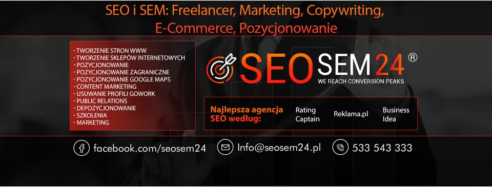 SEO i SEM: Freelancer, Marketing, Copywriting, E-Commerce, Pozycjonowanie