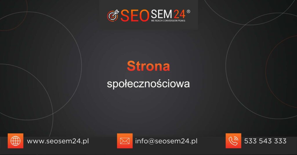 Strona społczenościowa