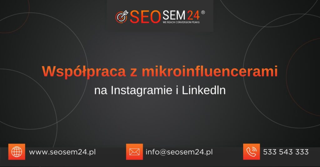 Współpraca z mikroinfluencerami na Instagramie i LinkedIn