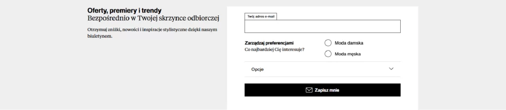 E-mail marketing - przejrzyste i skuteczne CTA