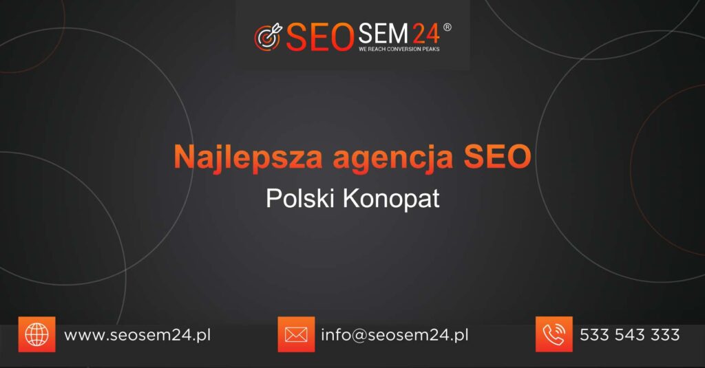Najlepsza agencja SEO w Polskim Konopacie
