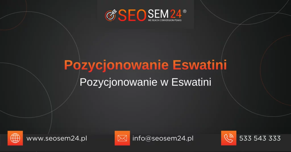 Pozycjonowanie Eswatini