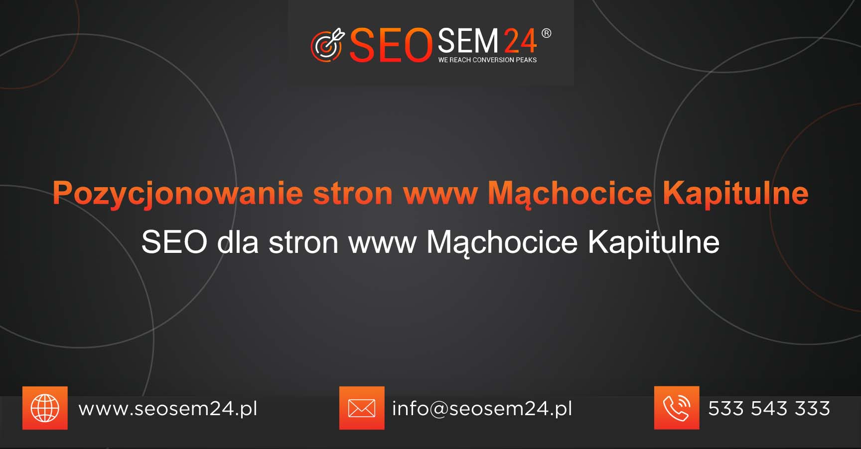 Pozycjonowanie stron www Mąchocice Kapitulne