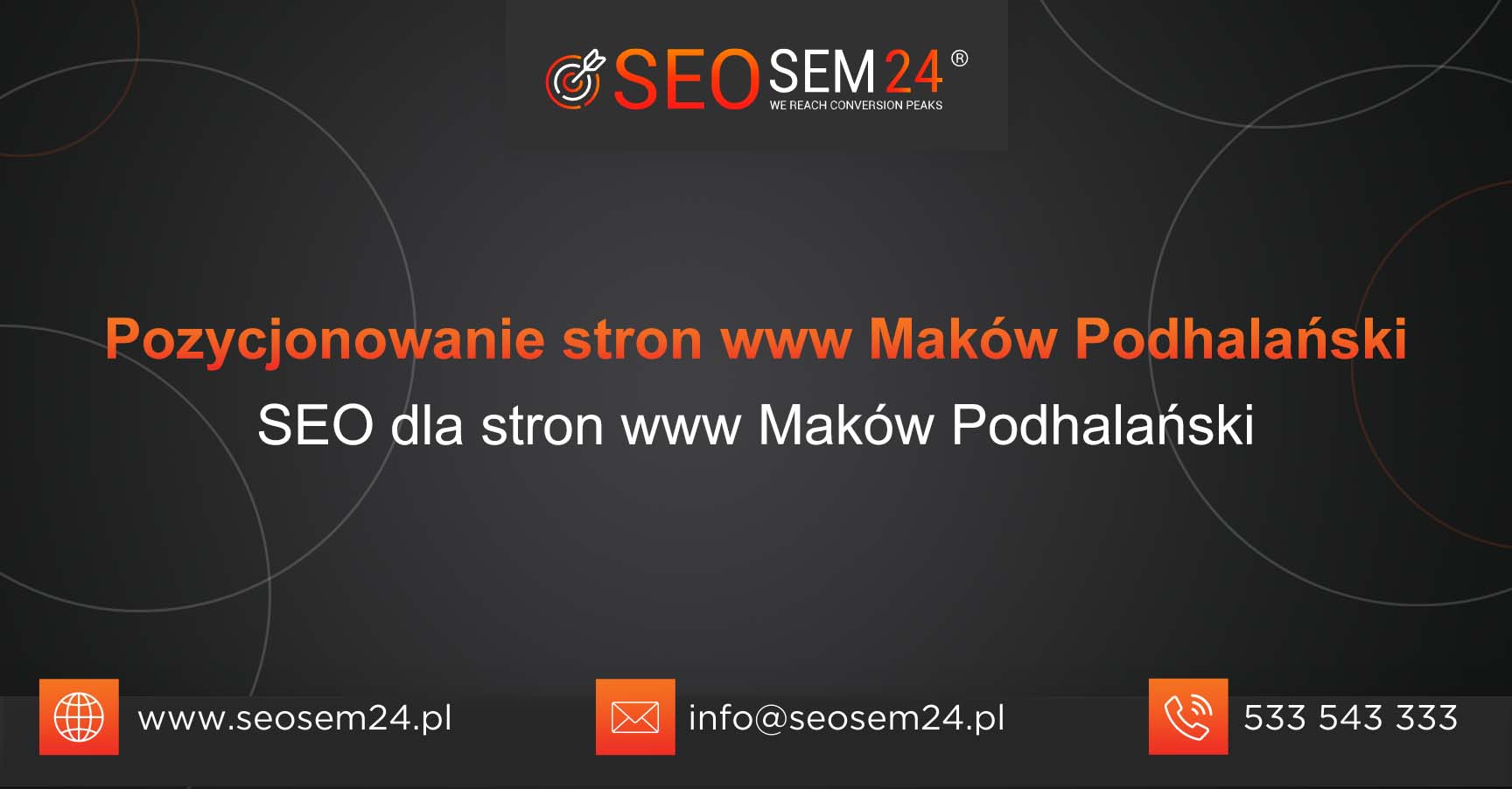 Pozycjonowanie stron www Maków Podhalański