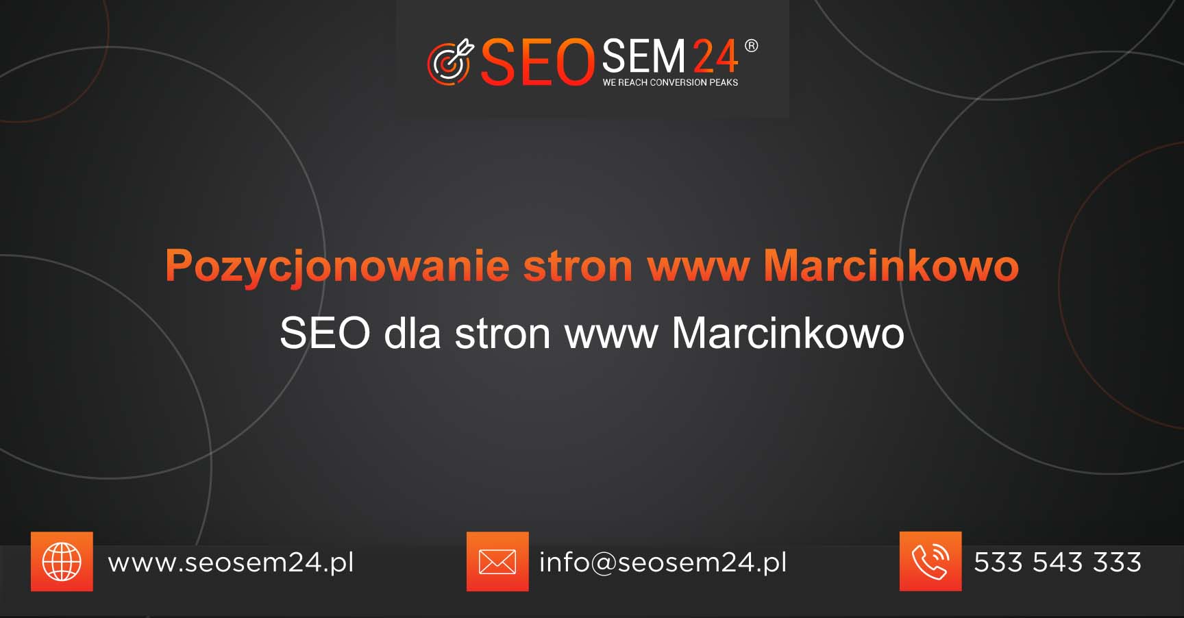 Pozycjonowanie stron www Marcinkowo