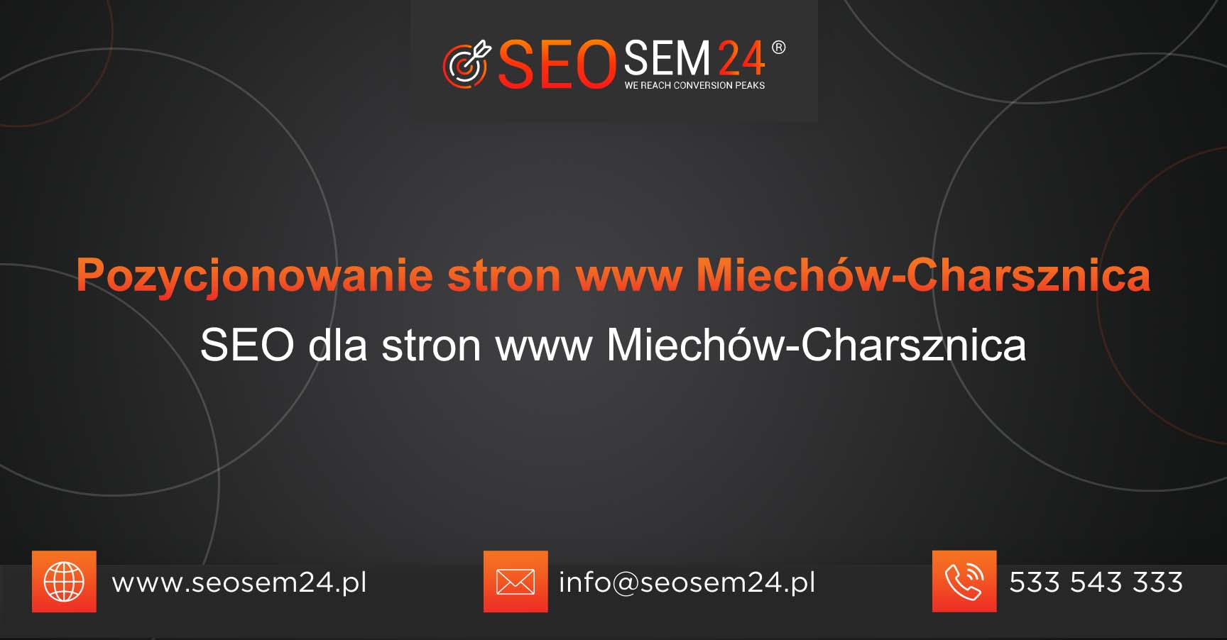 Pozycjonowanie stron www Miechów-Charsznica