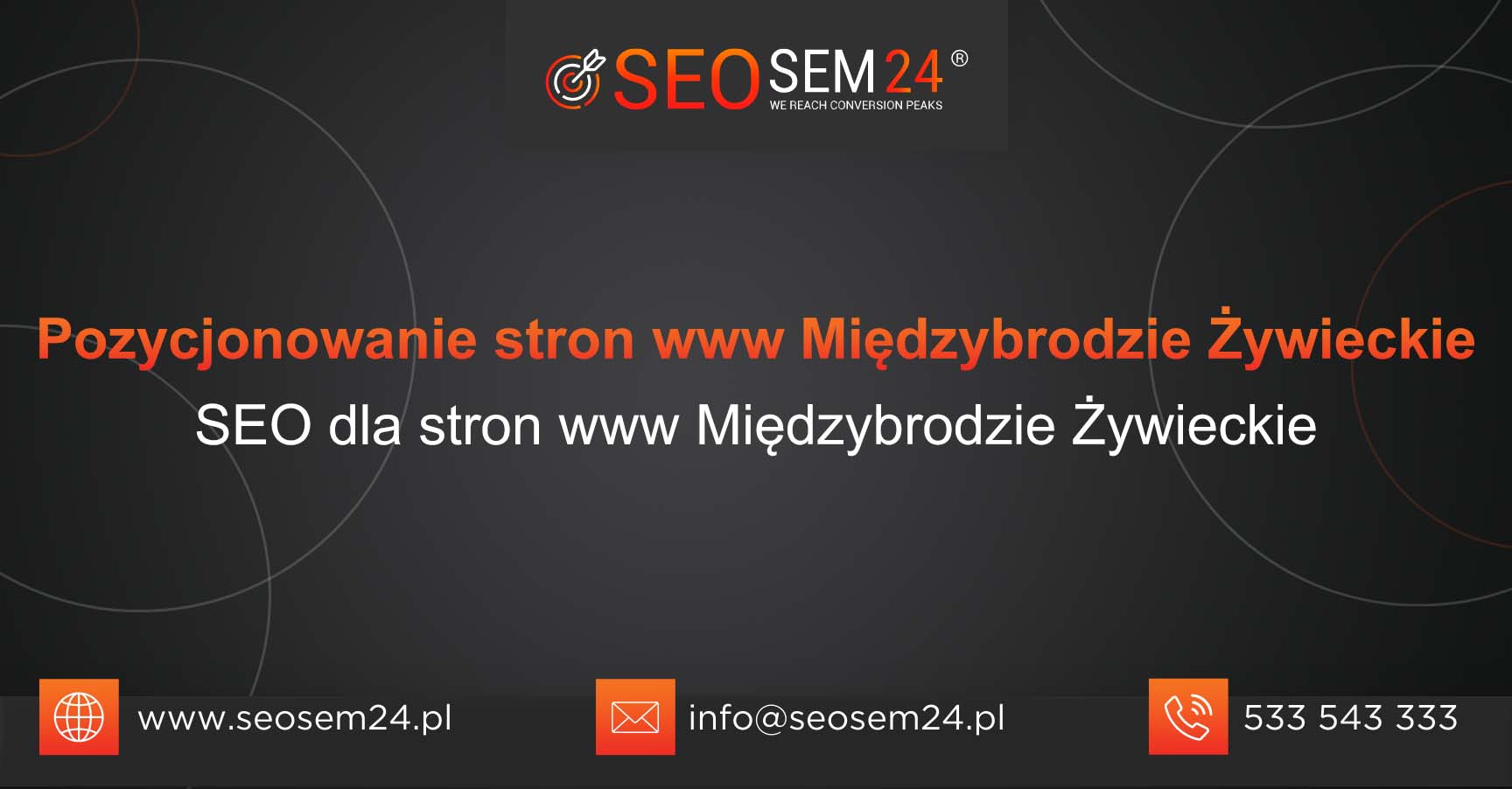 Pozycjonowanie stron www Międzybrodzie Żywieckie
