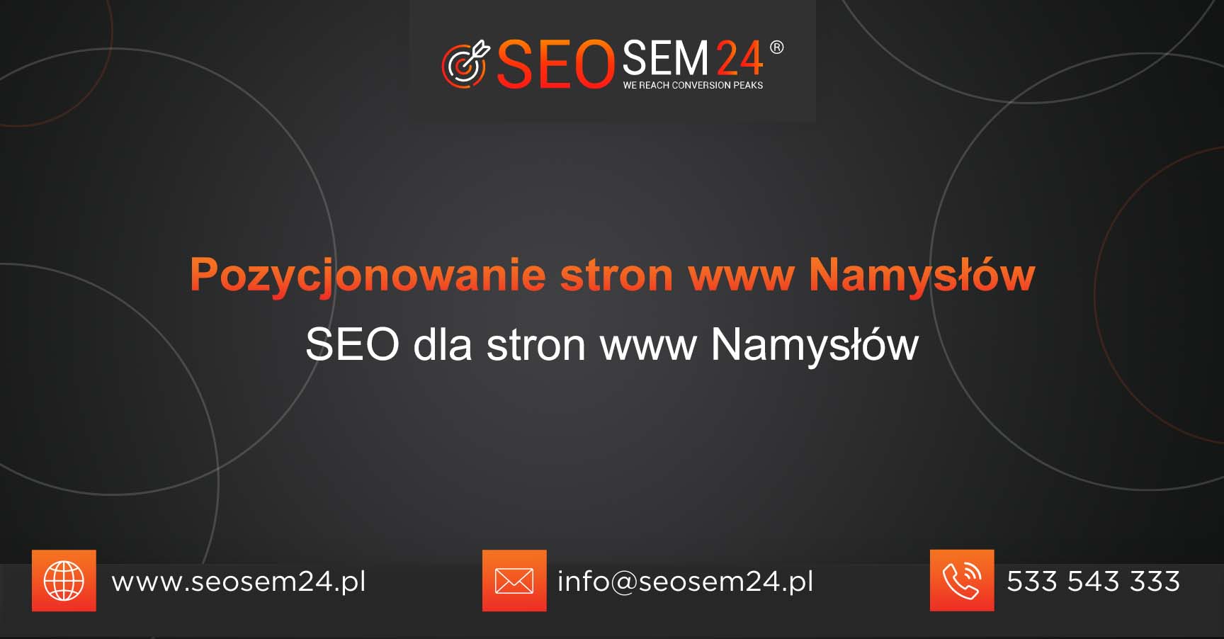 Pozycjonowanie stron www Namysłów