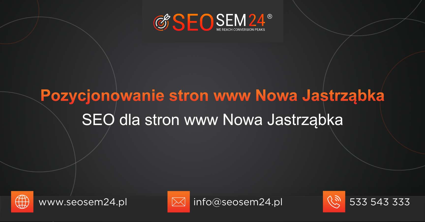 Pozycjonowanie stron www Nowa Jastrząbka