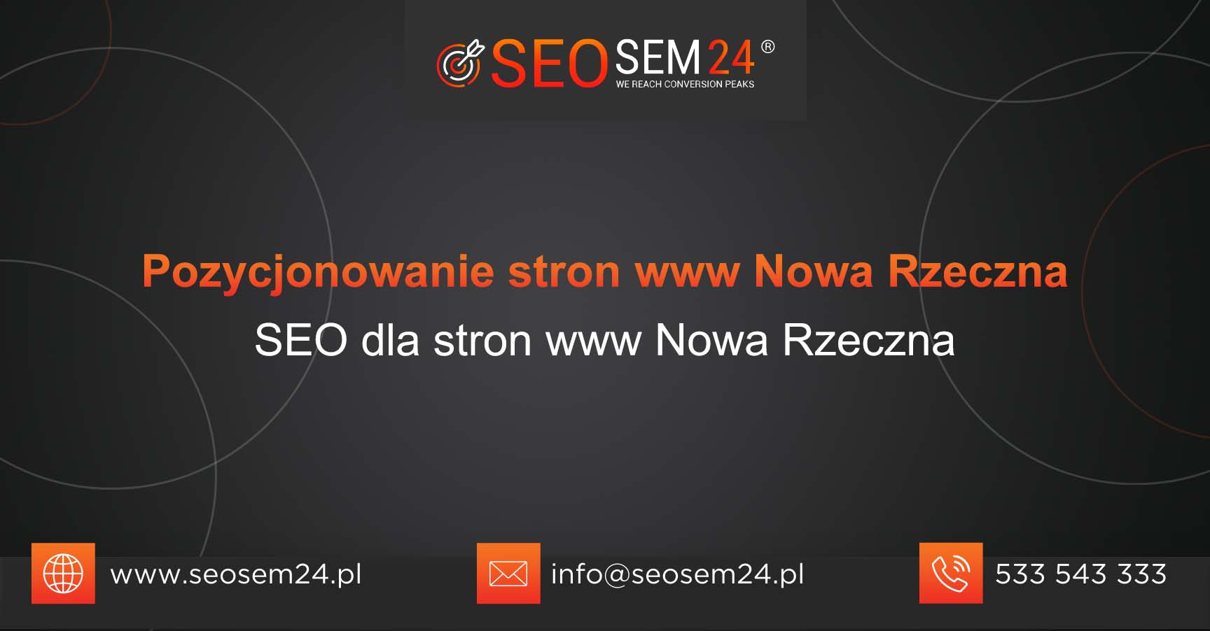 Pozycjonowanie stron www Nowa Rzeczna