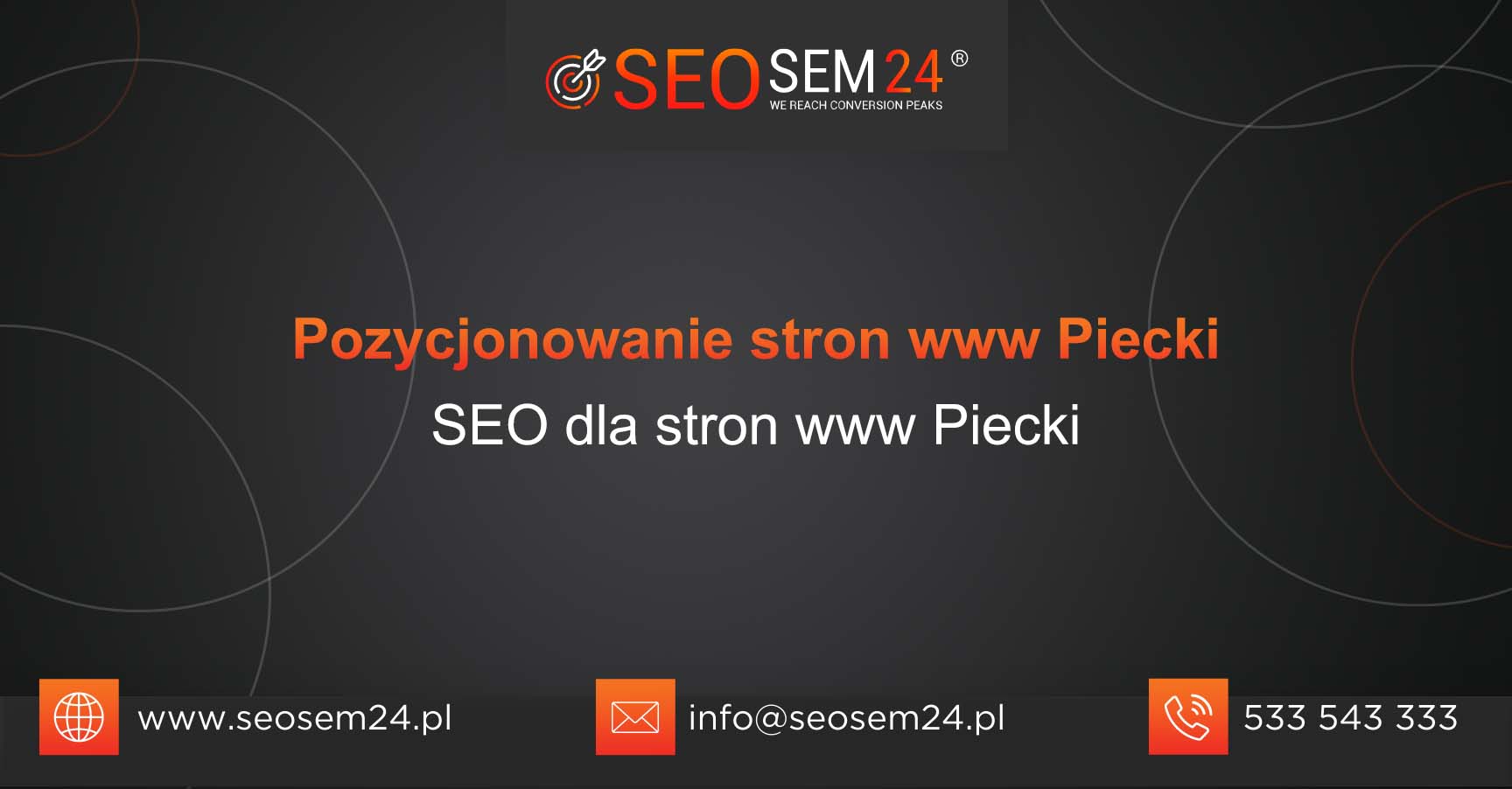 Pozycjonowanie stron www Piecki
