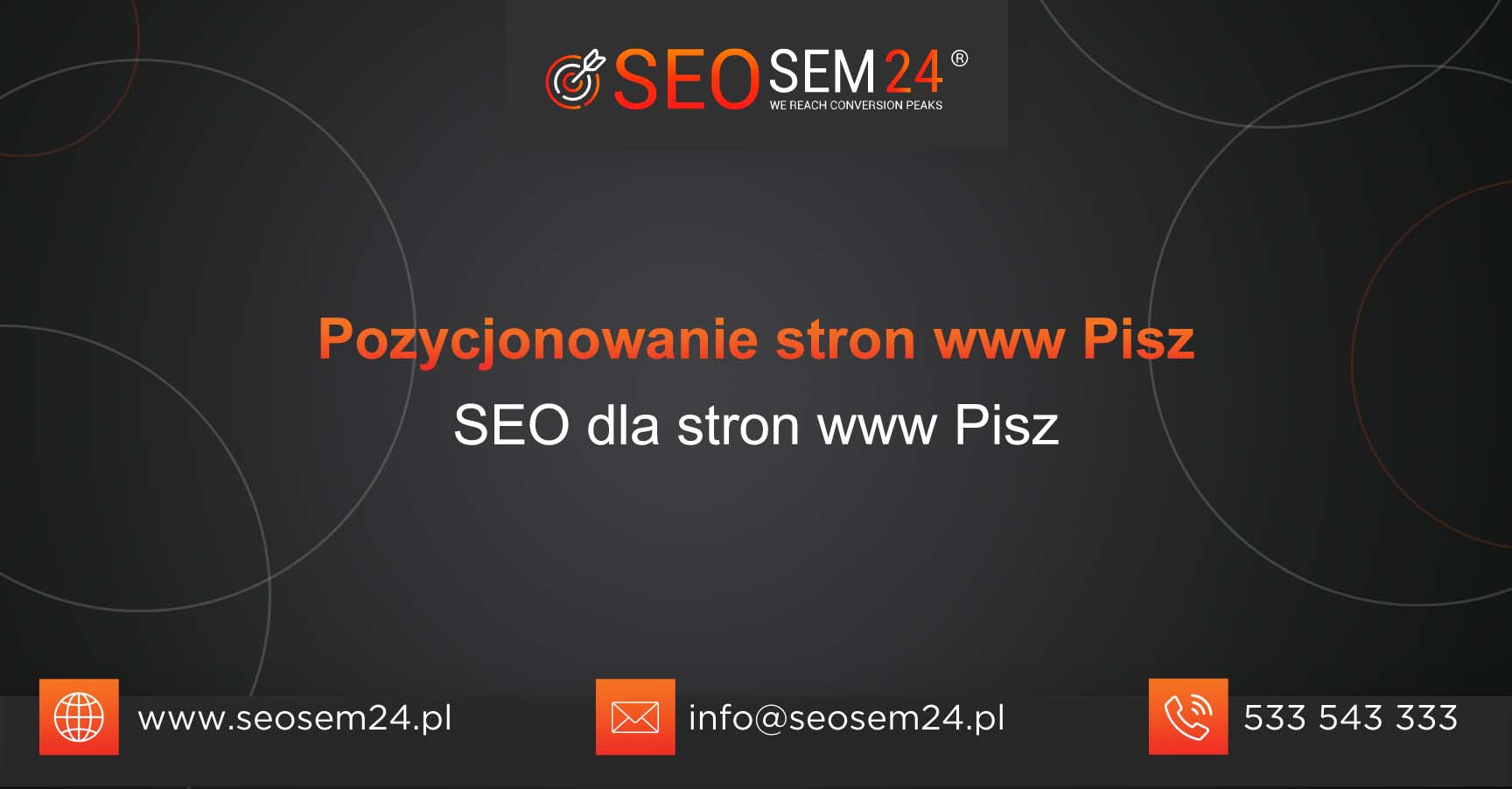 Pozycjonowanie stron www Pisz