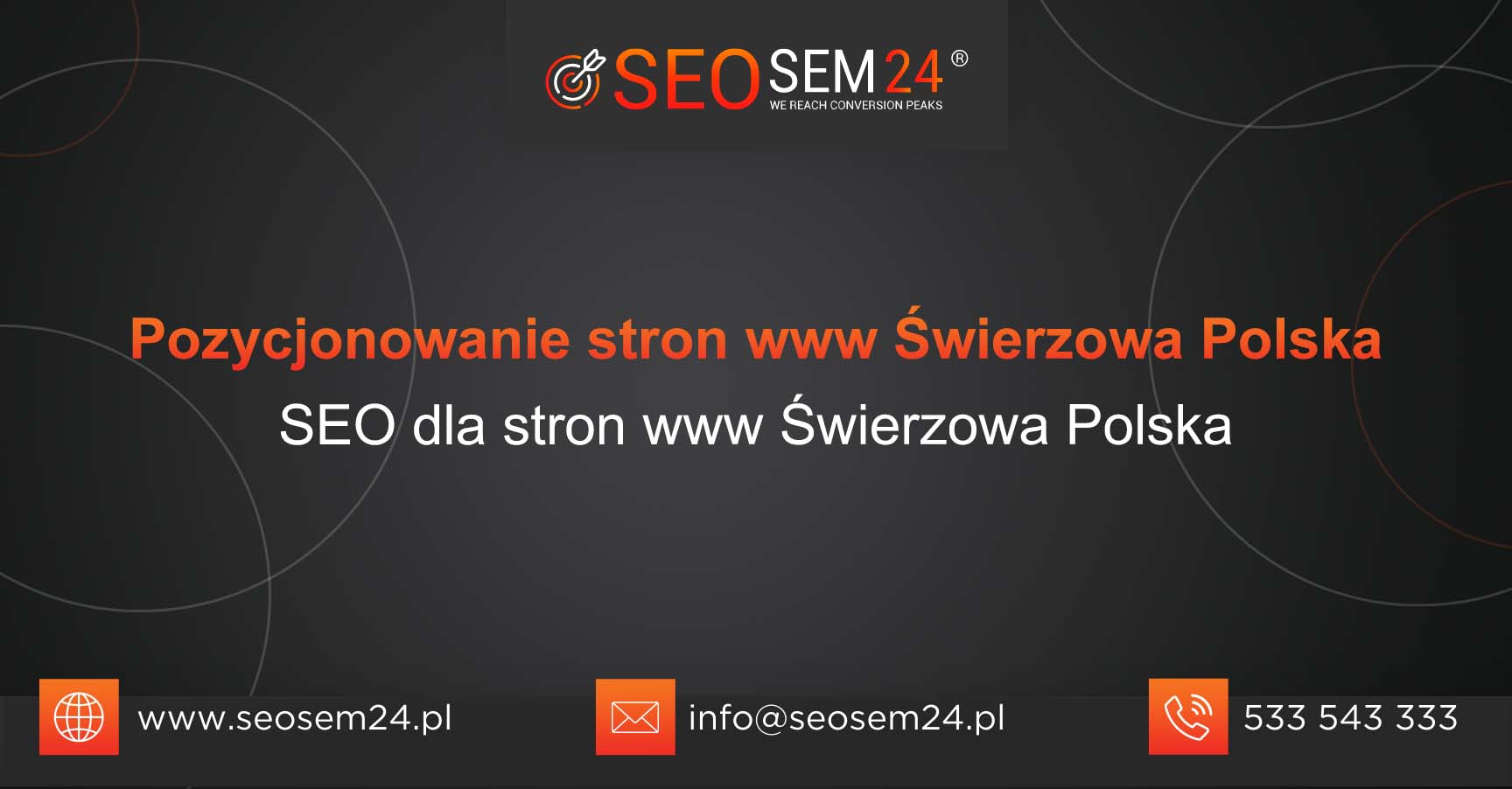 Pozycjonowanie stron www Świerzowa Polska