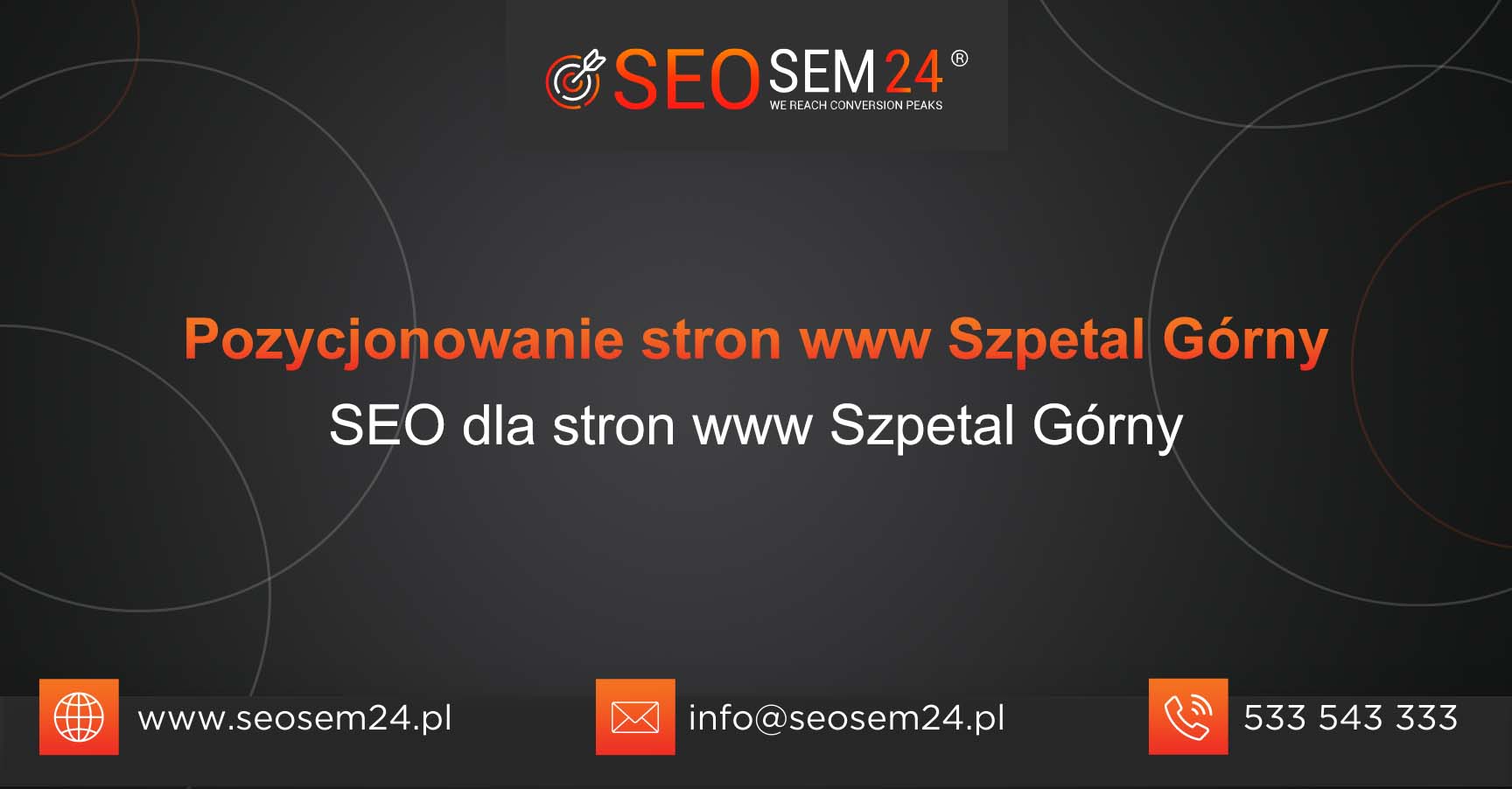 Pozycjonowanie stron www Szpetal Górny