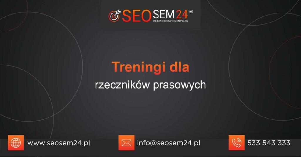 Treningi dla rzeczników prasowych