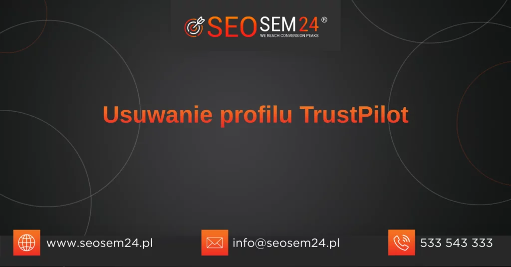 Usuwanie profilu TrustPilot