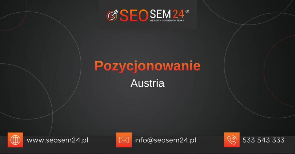 Pozycjonowanie Austria