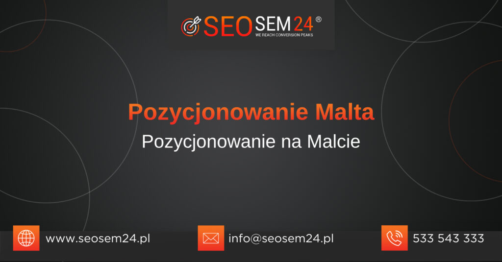 Pozycjonowanie Malta