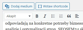 Dodaj medium - jak dodać grafikę do wpisu blogowego na WordPress