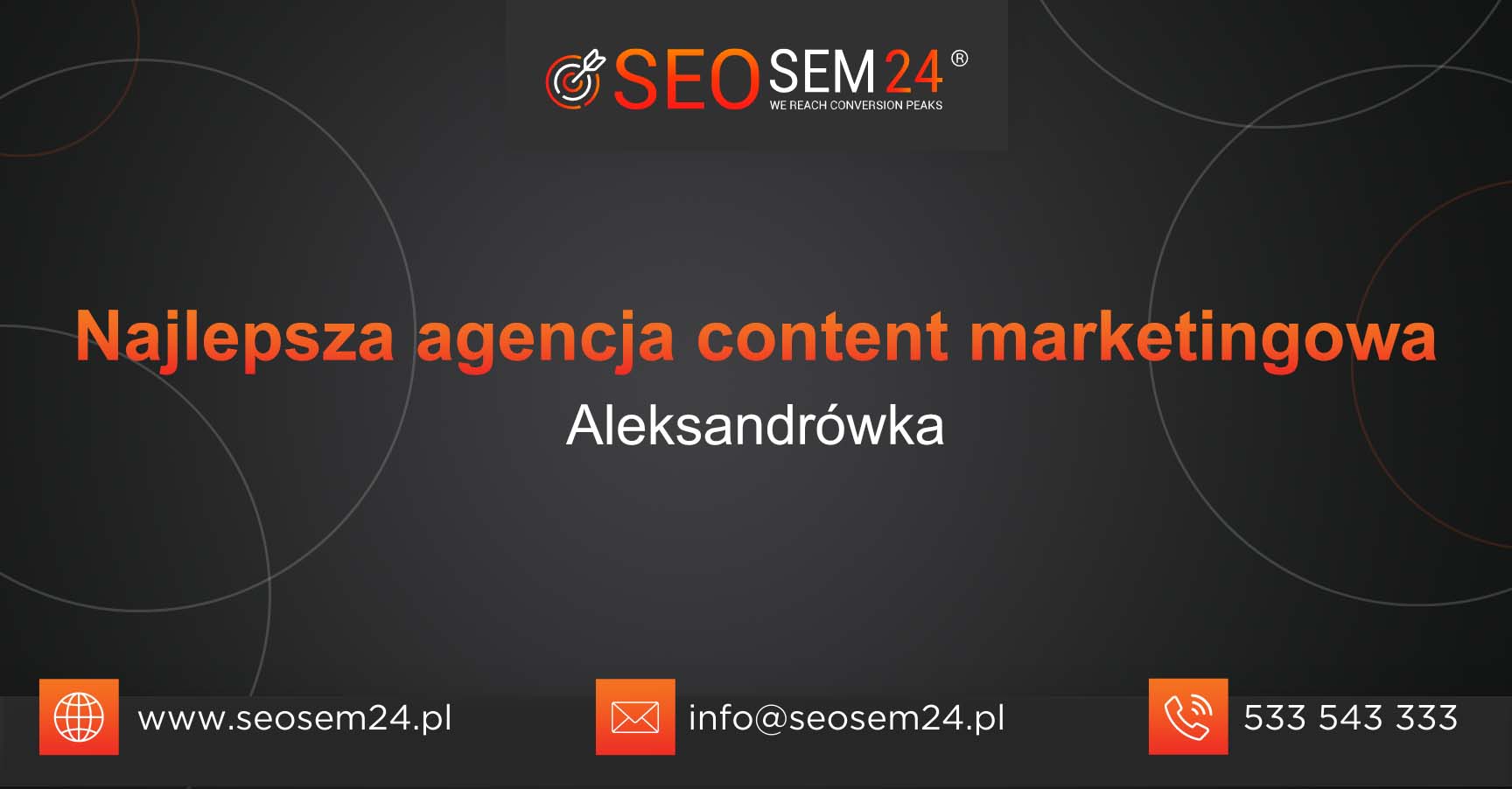 Najlepsza agencja content marketingowa w Aleksandrówce