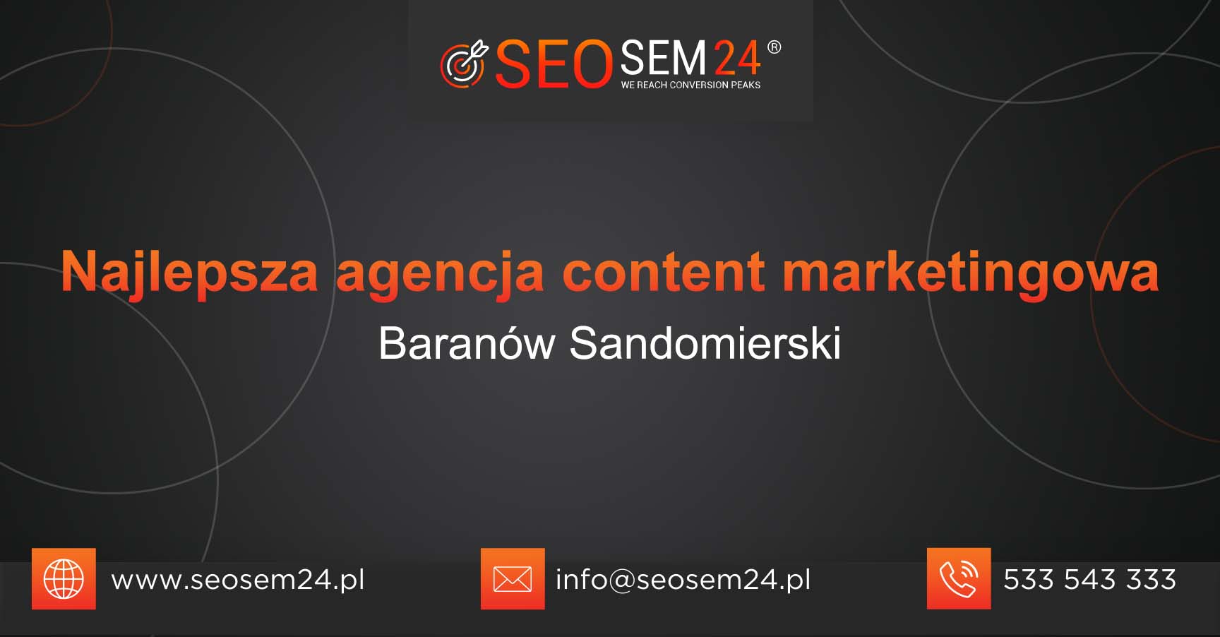 Najlepsza agencja content marketingowa w Baranowie Sandomierskim